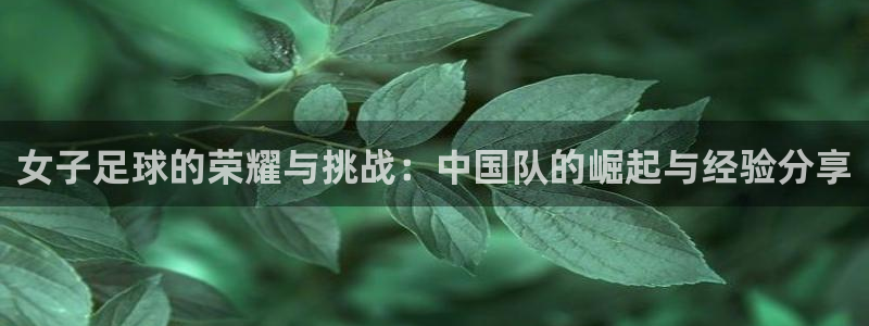 联赛杯直播：女子足球的荣耀与挑战：中国队的崛起与经验分享